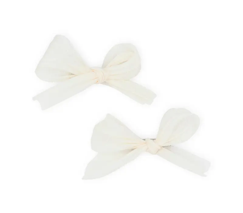 Capezio Petite Barrete Set, spinki do włosów, zestaw - Kremowy 