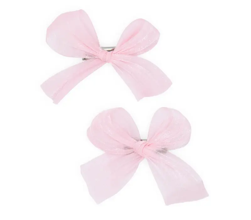 Capezio Petite Barrete Set, spinki do włosów, zestaw - Różowy Capezio