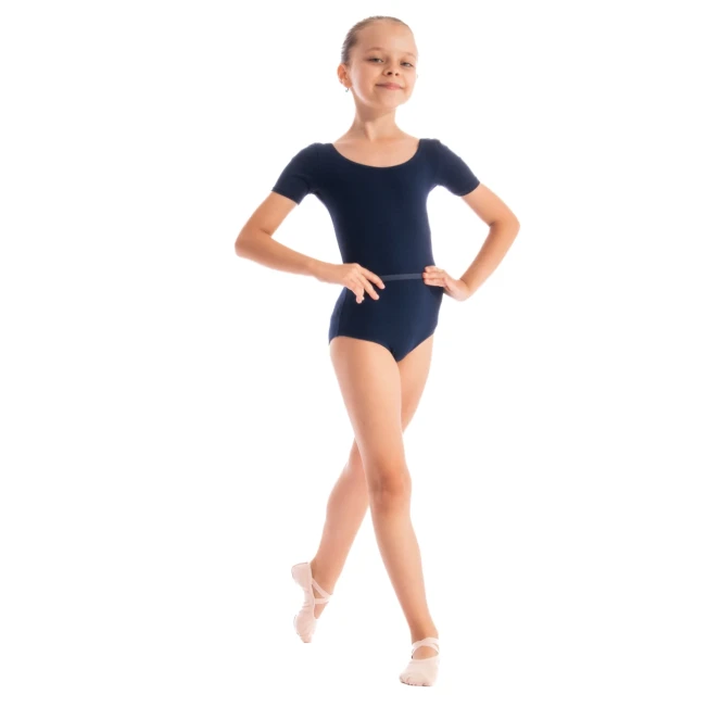 Capezio, trykot dla dzieci z krótkimi rękawkami Capezio, trykot dla dzieci z krótkimi rękawkami