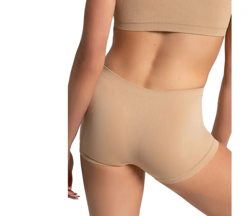 Capezio Seamless Short, bezszwowe spodenki damskie dolne - Ciało Capezio 