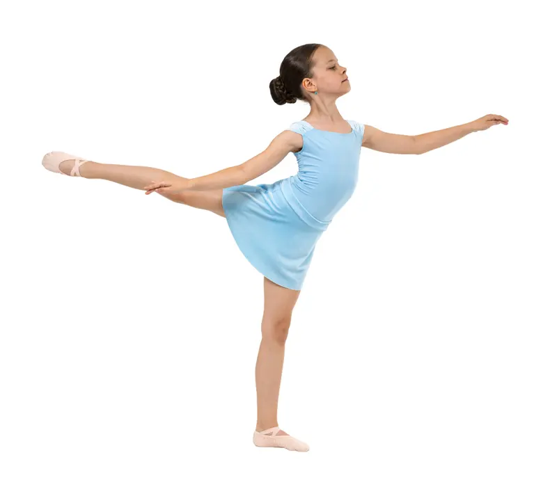 Capezio Simone skirt, spódniczka dla dziewcząt - Niebiesko jasny Capezio 