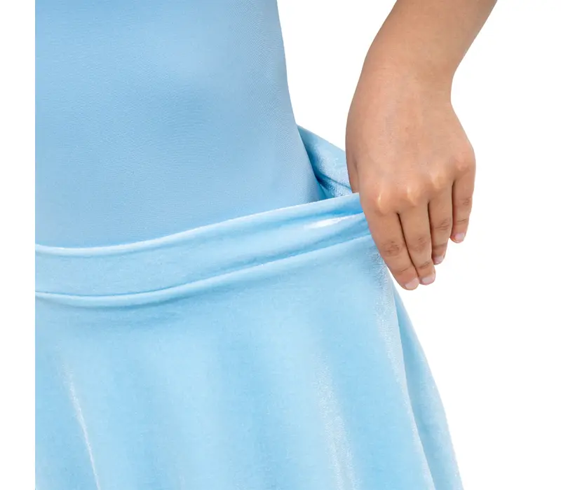 Capezio Simone skirt, spódniczka dla dziewcząt - Niebiesko jasny Capezio 