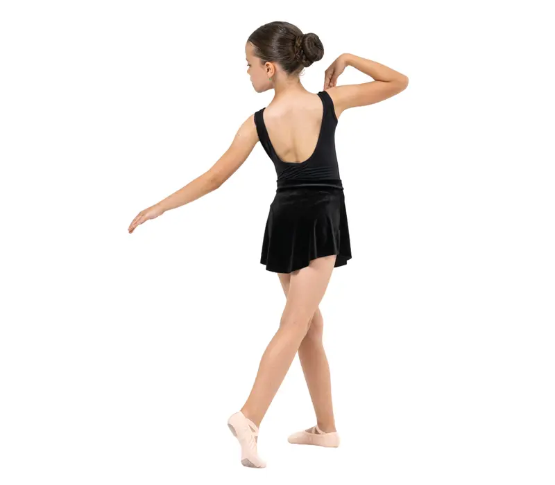 Capezio Simone skirt, spódniczka dla dziewcząt - Czarny