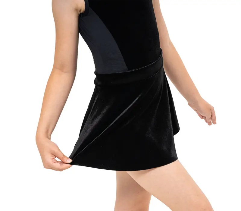 Capezio Simone skirt, spódniczka dla dziewcząt - Czarny