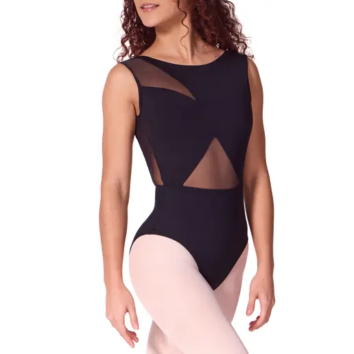 Capezio Soft Elegance Asymmetrical leotard, damski trykot baletowy