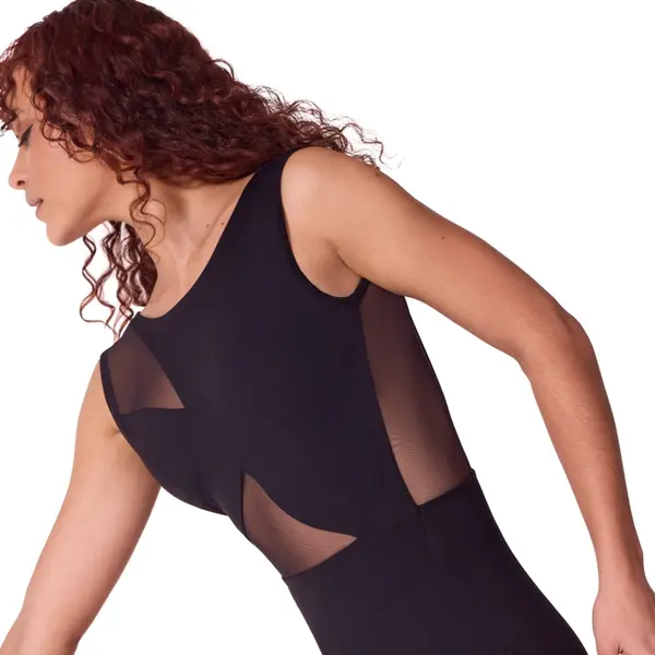 Capezio Soft Elegance Asymmetrical leotard, damski trykot baletowy