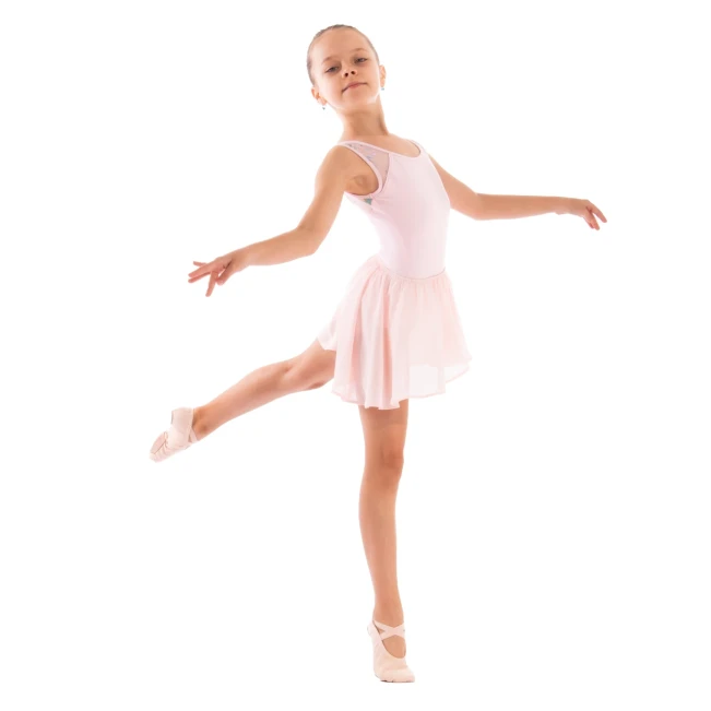 Capezio Star Mars Mesh back leotard, trykot dziecięca na grubych ramiączkach Capezio Star Mars Mesh back leotard, trykot dziecięca na grubych ramiączkach