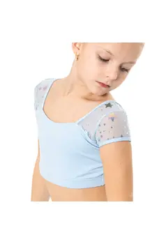 Capezio Star Cosmic Top, crop dziewczęcy