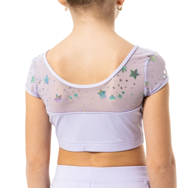 Capezio Star Cosmic Top, crop dziewczęcy Capezio Star Cosmic Top, crop dziewczęcy