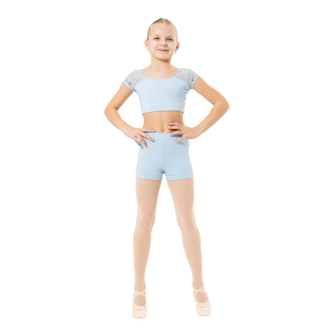 Capezio Star Cosmic Top, crop dziewczęcy Capezio Star Cosmic Top, crop dziewczęcy