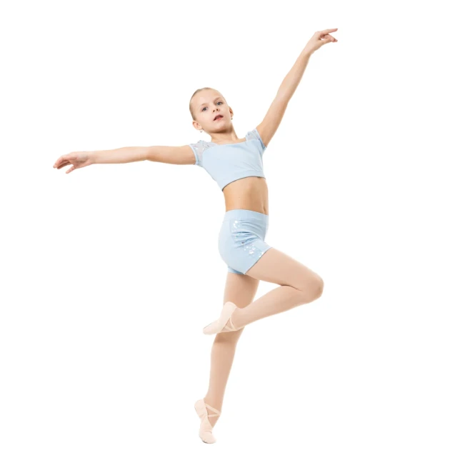 Capezio Star Cosmic Top, crop dziewczęcy Capezio Star Cosmic Top, crop dziewczęcy