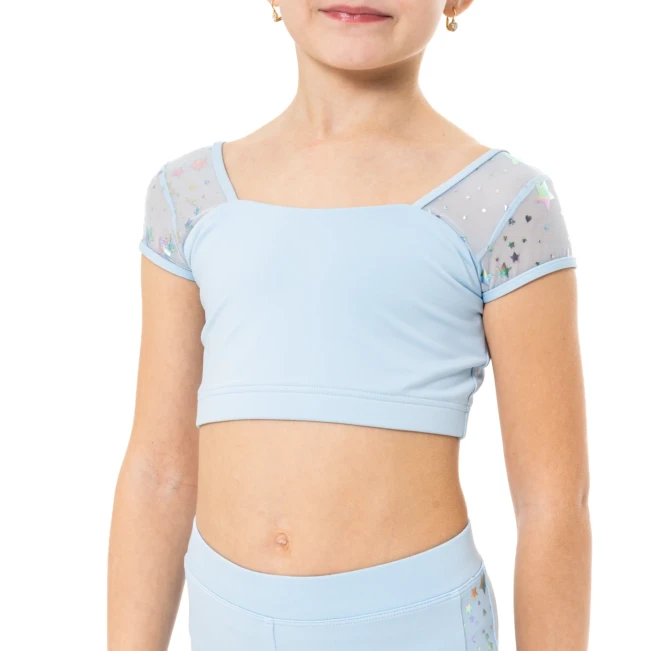 Capezio Star Cosmic Top, crop dziewczęcy Capezio Star Cosmic Top, crop dziewczęcy