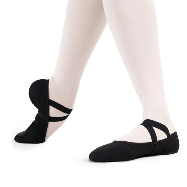 Capezio Stella, dziecięce płócienne baletki 