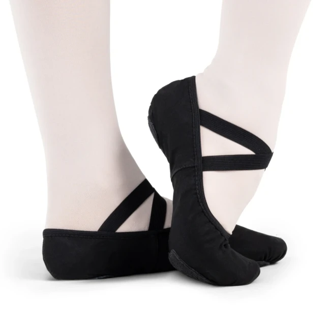 Capezio Stella, dziecięce płócienne baletki 