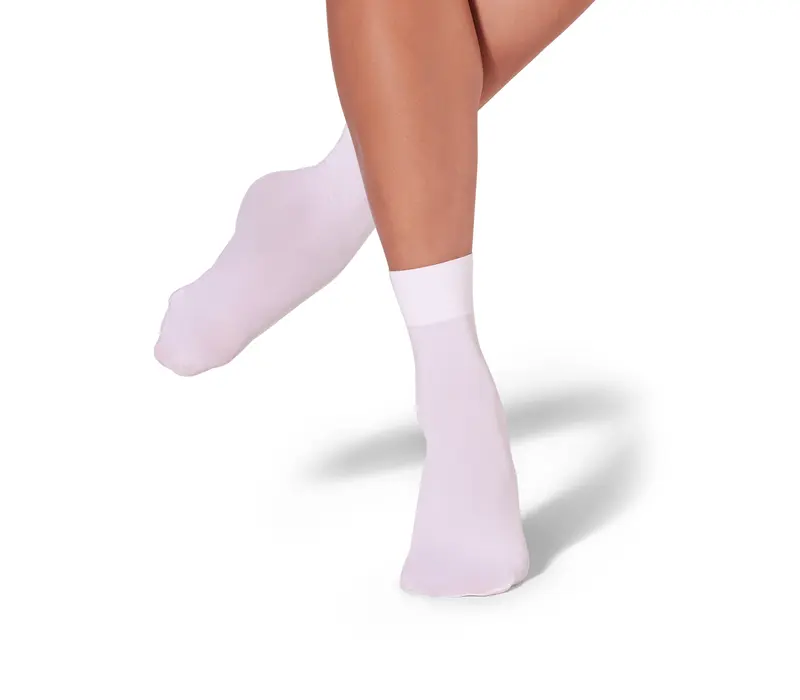 Capezio Tight Sock, skarpety uniwersalne - Biały