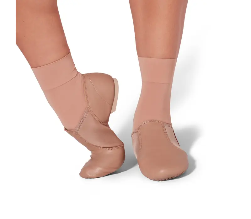 Capezio Tight Sock, skarpety uniwersalne - Brązowy tan Capezio