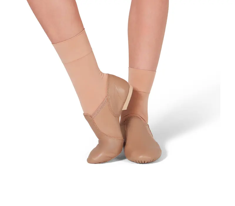 Capezio Tight Sock, skarpety dla dzieci - Brązowy tan Capezio 