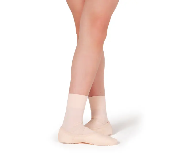 Capezio Tight Sock, skarpety dla dzieci - Brązowo caramelowa Capezio