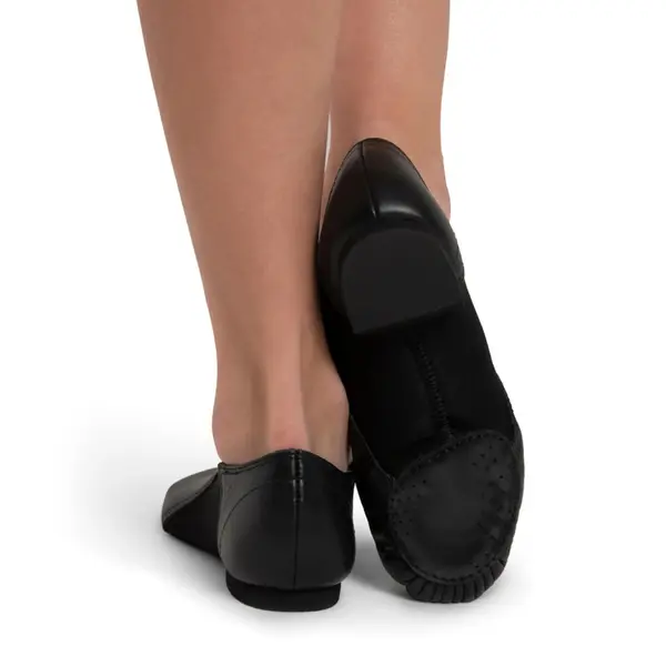 Capezio Nova suede sole, jazzówki dziecięce wsuwane z zamszową podeszwą