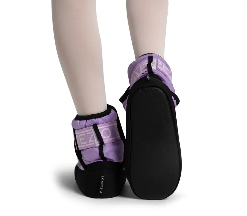 Capezio Varsity Bootie, buty do rozgrzewki dziecięce - Fioletowy - lavender