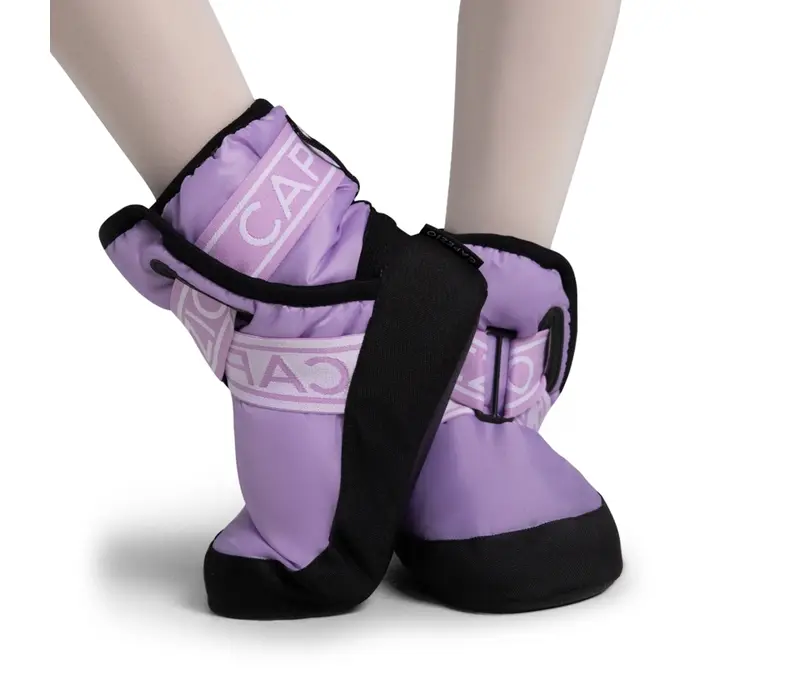 Capezio Varsity Bootie, buty do rozgrzewki dziecięce - Fioletowy - lavender