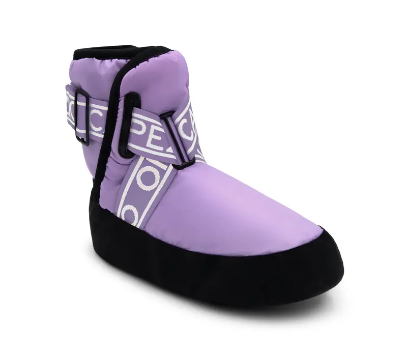 Capezio Varsity Bootie, buty do rozgrzewki dziecięce - Fioletowy - lavender