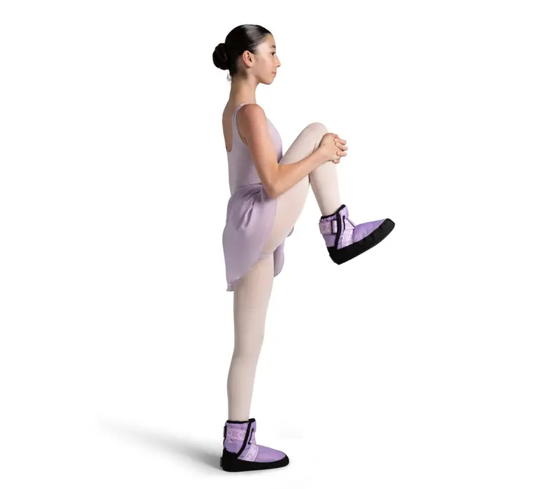 Capezio Varsity Bootie, buty do rozgrzewki dziecięce - Fioletowy - lavender