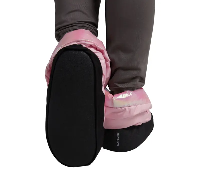 Capezio Mini Glam Warmup Booties, obuwie rozgrzewające - metaliczny pastelowy róż Capezio Mini Glam Warmup Booties, obuwie rozgrzewające - metaliczny pastelowy róż