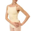 Capezio Wistful Camisole Leotard, damski trykot z delikatnym marszczeniem Capezio Wistful Camisole Leotard, damski trykot z delikatnym marszczeniem