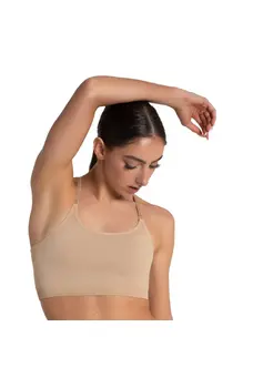 Capezio bezszwowy dłuższy biustonosz damski