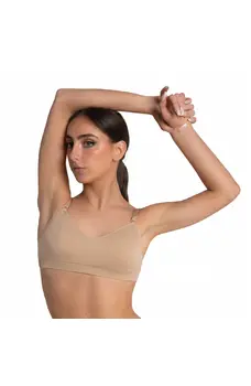Capezio Seamless sweatheart bandeau bra, damski biustonosz