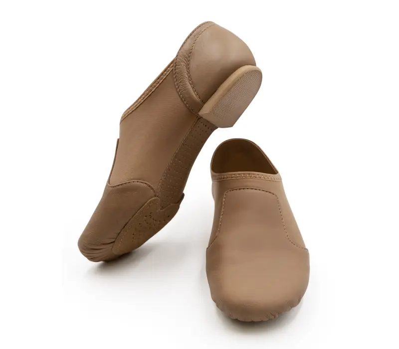 Capezio Golve jazz shoe, ergonomiczne buty jazzowe dla mężczyzn - Brązowo caramelowa Capezio