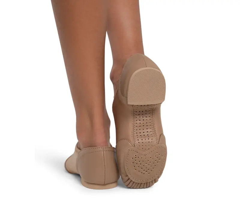 Capezio Glove jazz shoe, damskie ergonomiczne buty jazzowe  - Brązowo caramelowa Capezio