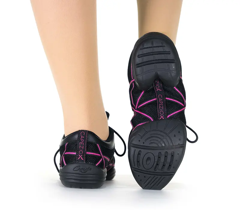 Capezio Web Dansneaker, męskie sneakery - Różowy - hot pink