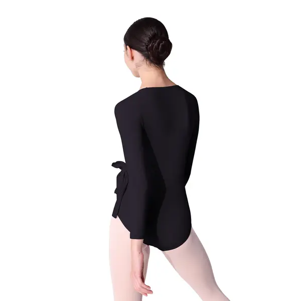 Capezio Essentials Wrap Top, dziewczęcy top do wiązania Capezio Essentials Wrap Top, dziewczęcy top do wiązania