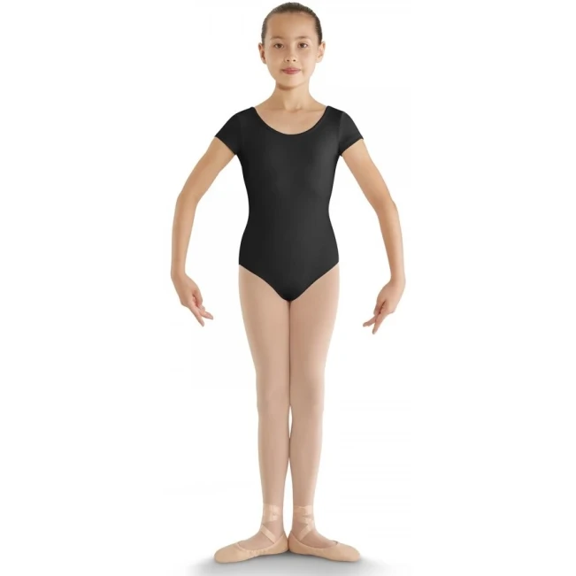 Bloch CL8832 strap back cap sleeve leotard, trykot baletowy dla dzieci