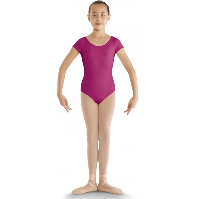 Bloch CL8832 strap back cap sleeve leotard, trykot baletowy dla dzieci