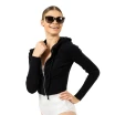 Bloch Cropped Knit Full Zip Hoodie, bluza damska z kapturem Bloch Cropped Knit Full Zip Hoodie, bluza damska z kapturem