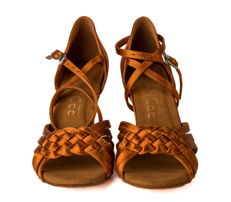 Dancee Clara, damskie buty na latino - Brązowy SU