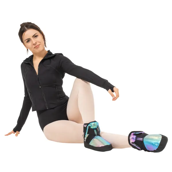 Capezio Glam Warmup Booties, dziewczęce buty do rozgrzewki