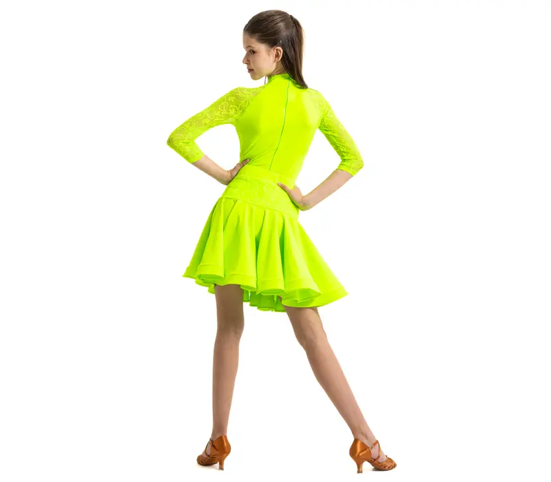 FSD Jasmina, body dla dziewcząt - Neonowa zieleń