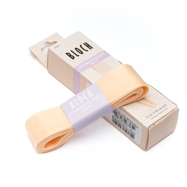 Bloch Double Face Soft Ribbon, dwustronne wstązki satynowe