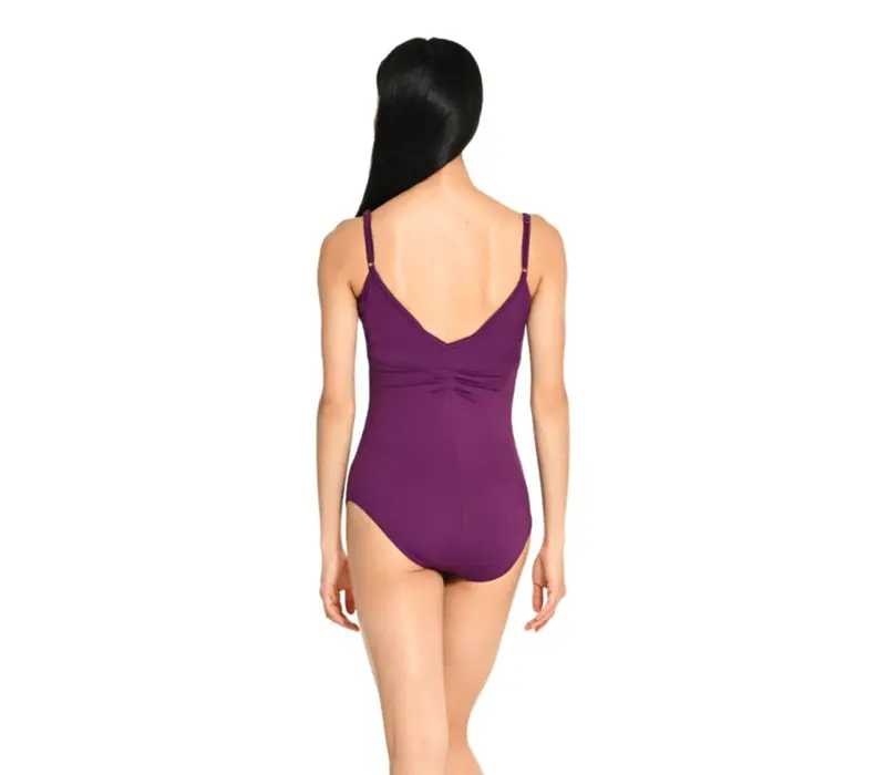 Dansez Vous Lisa, dámsky baletný dres - Fioletowy - aubergine 