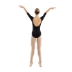 Capezio Essential boatneck, dres dla pań z rękawem 3/4 