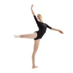 Capezio Essential boatneck, dres dla pań z rękawem 3/4 