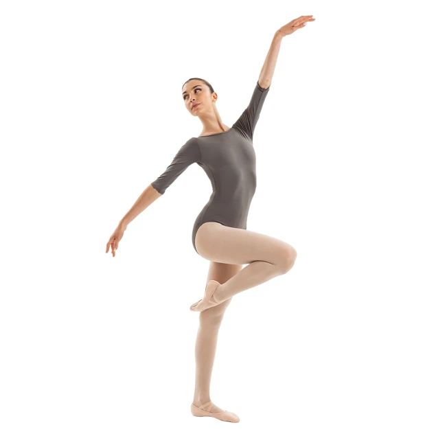 Capezio Essential boatneck, dres dla pań z rękawem 3/4 