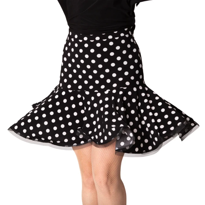 Spódnica damska latino basic 21 w kropki Spódnica damska latino basic 21 w kropki