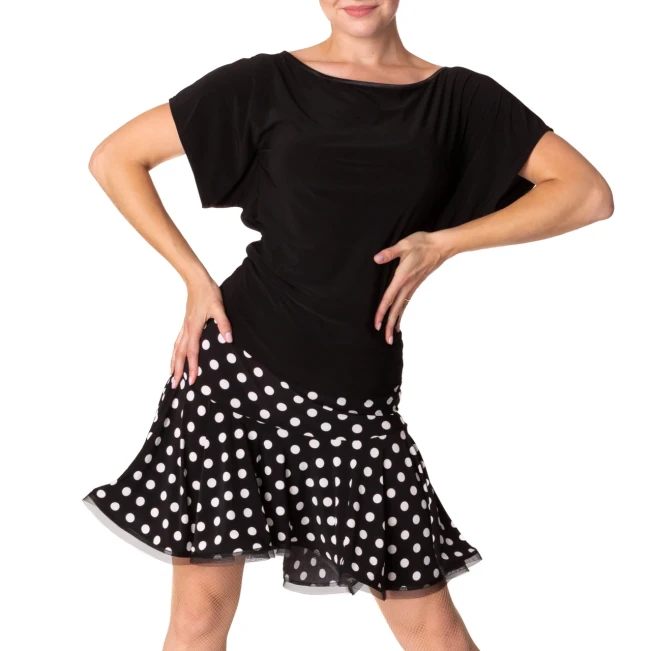Spódnica damska latino basic 21 w kropki Spódnica damska latino basic 21 w kropki