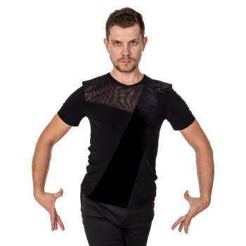 Męska koszulka do tańca towarzyskiego Basic