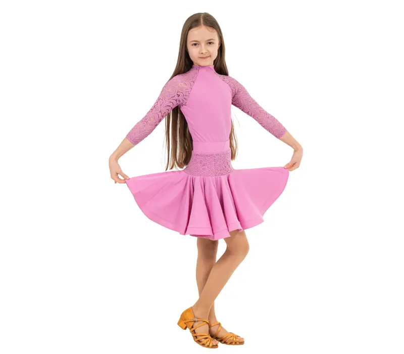 FSD Jasmina, body dla dziewcząt - Jasny jagodowy FSD